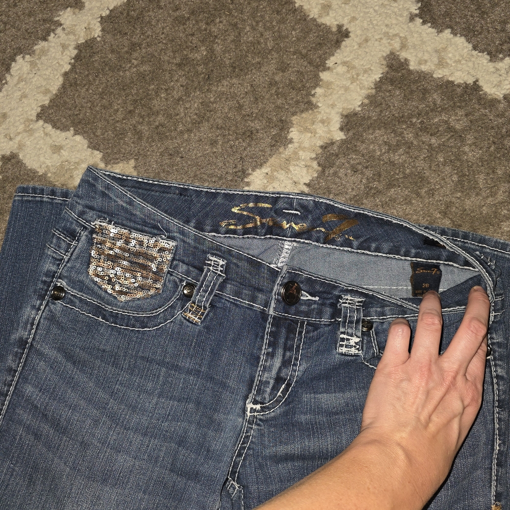 Seven7 Jeans Sequin Pocket!